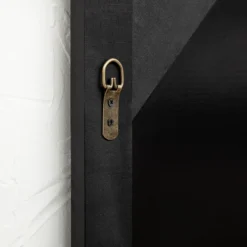 24" X 30" Wood And Brass Wall Mirror Blue - Opalhouse™ Designed With Jungalow™ -Opalhouse GUEST 12ef76de 299e 48c9 93e5 893293665e16