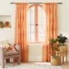 1pc Sheer Ophelia Printed Burnout Window Curtain Panel Orange - Opalhouse™ Designed With Jungalow™ -Opalhouse GUEST 1403018d 86ae 4f43 bdb8 a45381091bf1