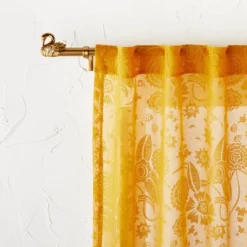 66"-120" Swan Curtain Rod Brass - Opalhouse™ Designed With Jungalow™ -Opalhouse GUEST 204d2995 018d 4058 885f 55b610ce057d