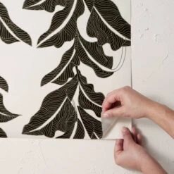 Botanical Leaf Peel And Stick Wallpaper Black/White - Opalhouse™ Designed With Jungalow™ -Opalhouse GUEST 3095b8ff 6f52 48aa 8a4a 02a4870ccbf4