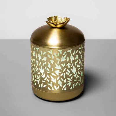 200ml Metal Flower Cutout Color-Changing Oil Diffuser Gold - Opalhouse™ 8 200ml Metal Flower Cutout Color-Changing Oil Diffuser Gold - Opalhouse™ - Image 6