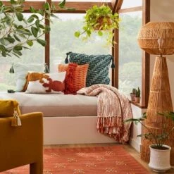 Two Lizard Punch Needle Lumbar Throw Pillow - Opalhouseâ„¢ Designed With Jungalowâ„¢