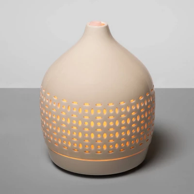 300ml Cutout Ceramic Color Changing Oil Diffuser White - Opalhouse™ 5 300ml Cutout Ceramic Color Changing Oil Diffuser White - Opalhouse™ - Image 3