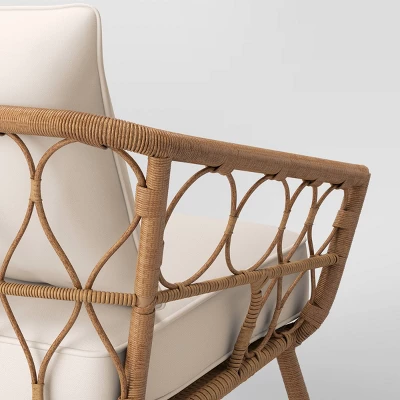 Britanna Patio Loveseat, Outdoor Furniture - Natural - Opalhouse™ 6 Britanna Patio Loveseat, Outdoor Furniture - Natural - Opalhouse™ - Image 4