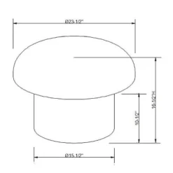 Maddalena Mushroom Stool - Opalhouse™ Designed With Jungalow™ -Opalhouse GUEST c2878331 038a 4ac5 ad14 266eb978ce44