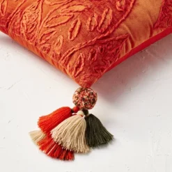 14"x20" Oblong Embroidered Leaf Pattern Accent Pillow Rust - Opalhouse™ Designed With Jungalow™ 7 14"x20" Oblong Embroidered Leaf Pattern Accent Pillow Rust - Opalhouse™ Designed With Jungalow™ -Opalhouse GUEST d63fc097 241b 42e6 a759 c0f0cd01ee03